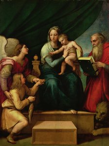 Fiskens madonna (Madonnan med ärkeängeln Gabriel och den helige Hieronymus) ca 1513